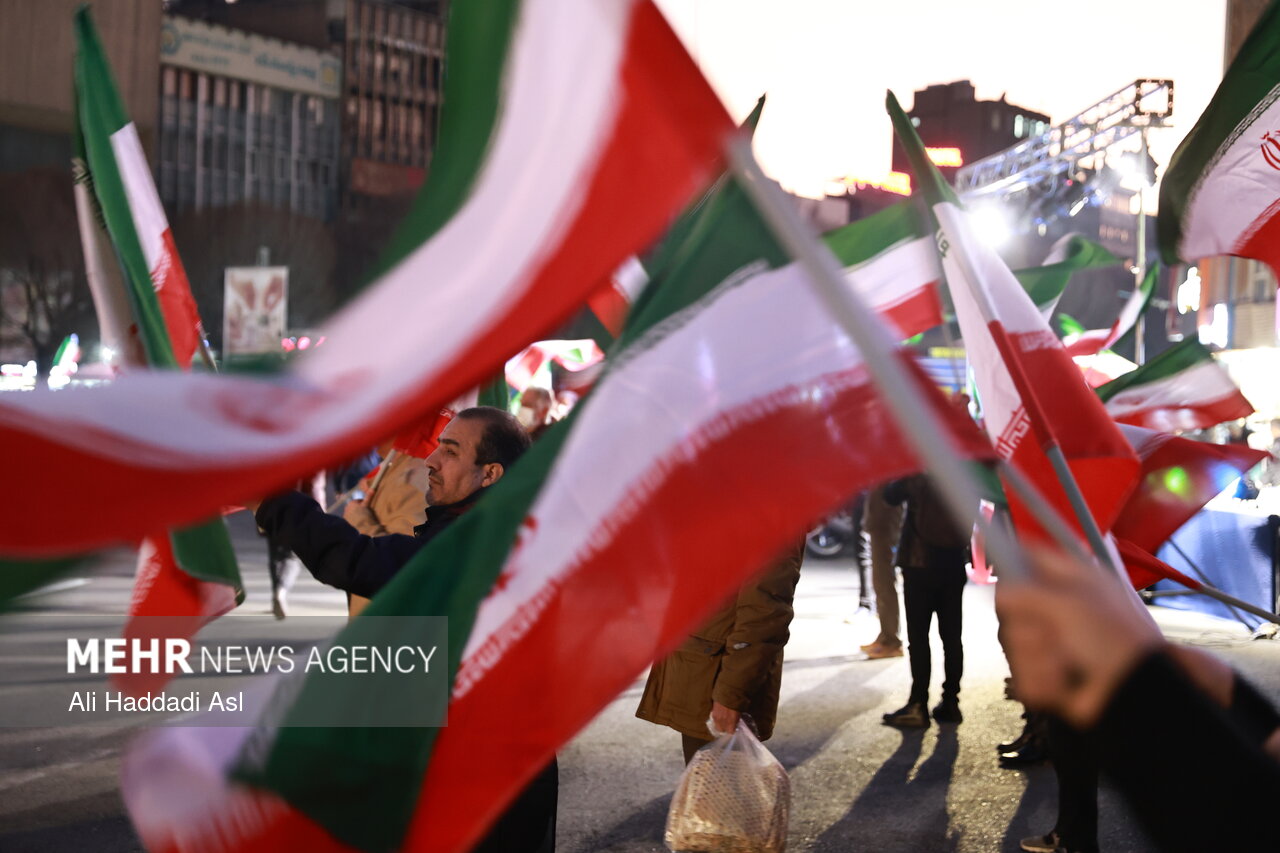 Pro Government Demonstration in Vali-e-Asr Square 11 (Images published by Mehr News on 11 January 2026)