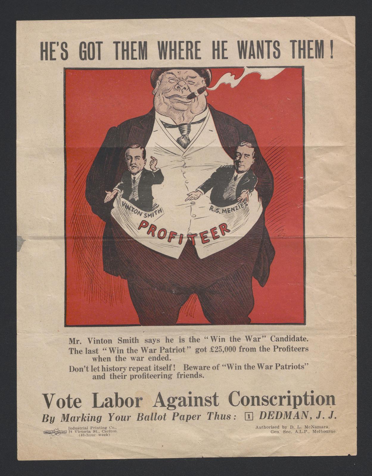 Irish citizens campaign against conscription by the British Government, 1918