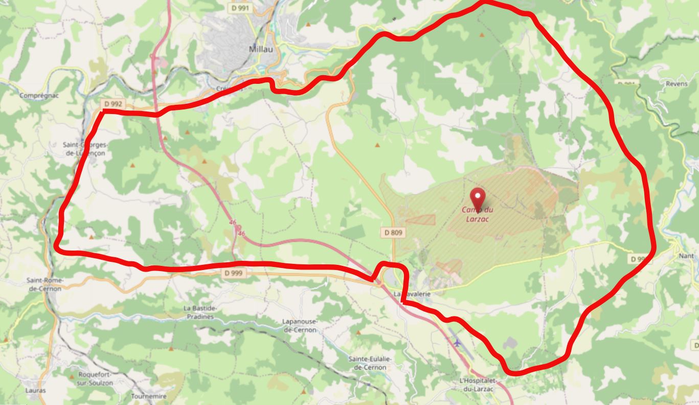 Camp du Larzac Erweiterung