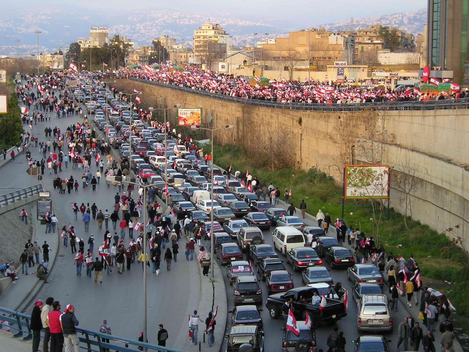lebanese campaign for democracy independence intifada or cedar revolution 2005