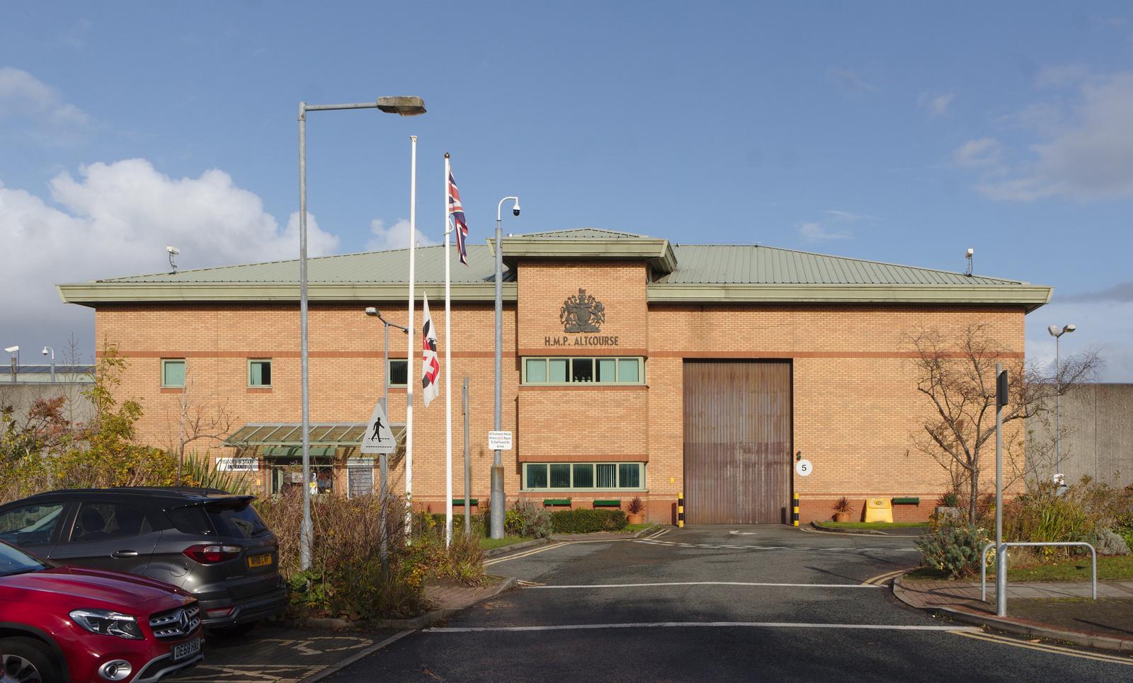 HMP Altcourse administrative block, illustrating the English and Welsh prison service that prison officers struck in 2007